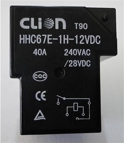 Relais HHC67E-1H-12VDC original 4 broches avec contact robuste de 30A
