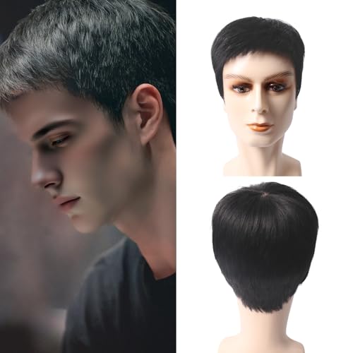 VividCrown Toupee for Men Human Hair Men‘s Full head mask