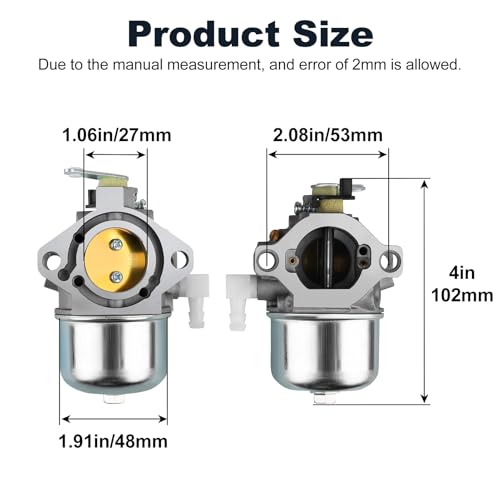 Onsnail 5-4993 Carburetor for Brigs Straton Walbro LMT 19G412 19E412 690115 690119 690111 695503 694526 499029 497164 498838 497844 Tractor Generator Engine 192402 192437 19G402 by Onsnail - Image 2