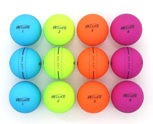 Accufli Max Soft Golf Balls (Matte 12-Pack) by ACCUFLI - Image 3