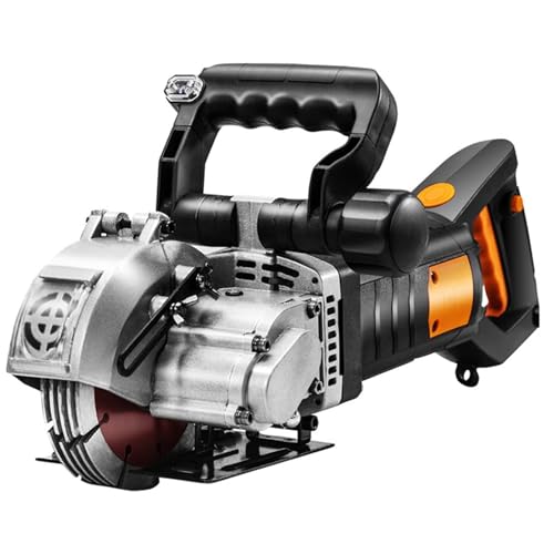 ZATTYDV Scanalatrice elettrica per muri da 5500 W, scanalatrice elettrica per muri, Macchina per Il Taglio di scanalature in Acciaio e calcestruzzo, Macchina per s