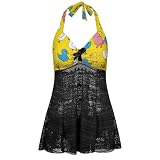 Women's Ladies Two Pieces Bikini Sets, Cheeky Bandage Swimsuit Cute Colorful Rubber Duck Beach Bikini 2026, S