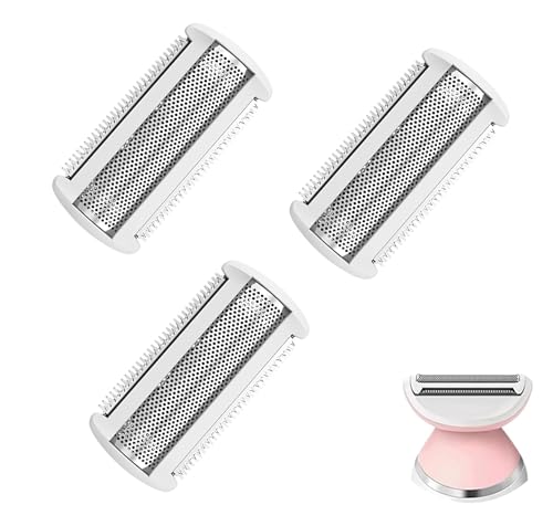 Afeitadora para mujer, repuesto de lámina de cabeza de una hoja, recortadora de cabeza de acero inoxidable para afeitadora eléctrica para cabezal de repuesto húmedo y seco, cuchillas de aluminio para