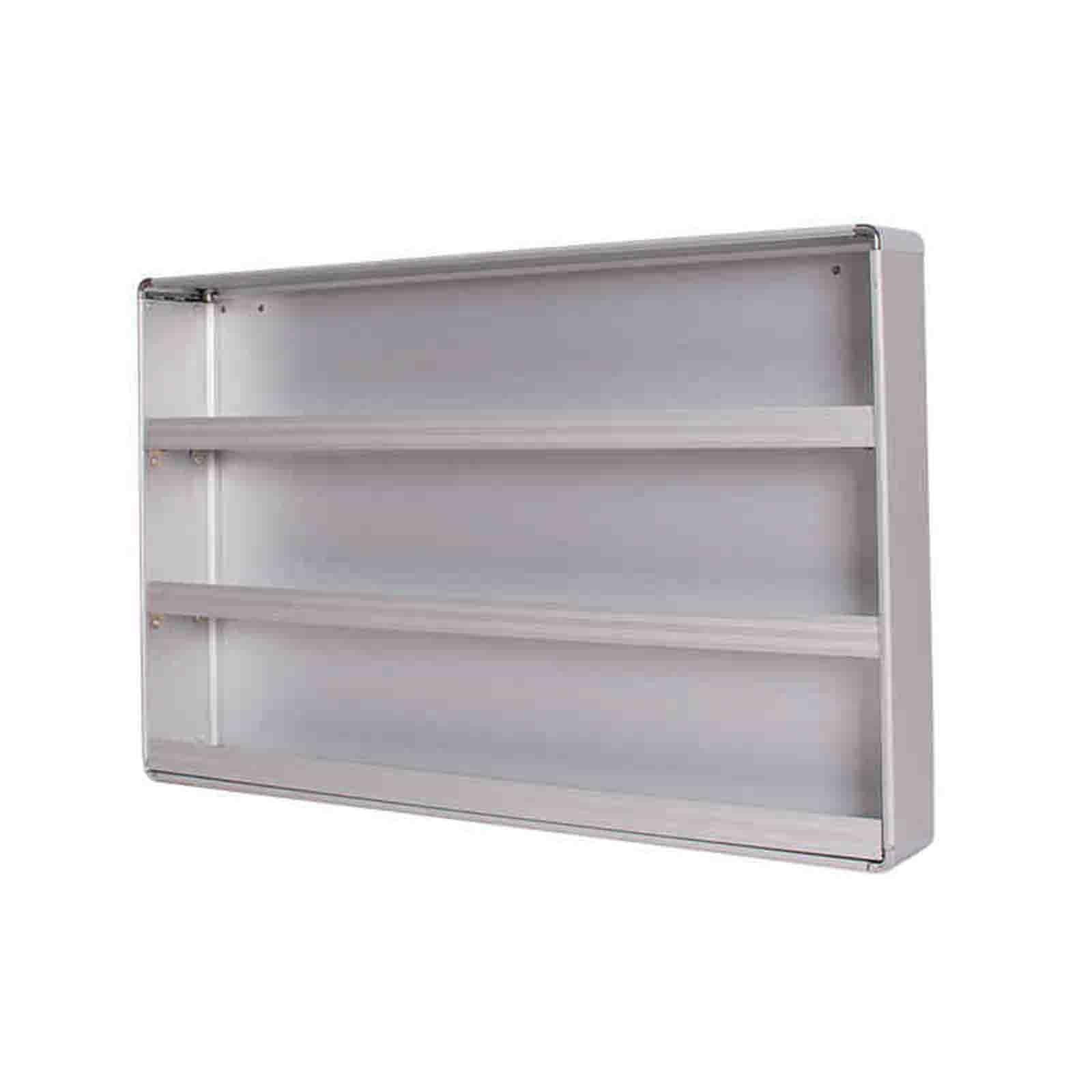 Expositor de cigarrillos de aluminio de 60x40 cm para pared de tiendas y estancos