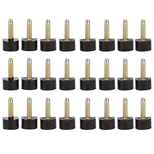 24PCS Clou Talon,Chevilles de Rechange pour Chaussures à Talons Hauts,Plaques de Talon Embouts à Talon Remplacement Talon(10x10mm) Cover