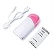Portable Wax Warmer for Hair Removal, Electric Roll On Wax Heater Home Depilatory Waxing Kit for Women and Men, by IeBilif (Pink)