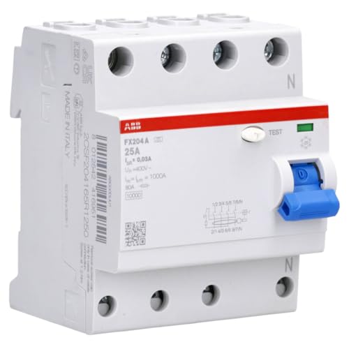 ABB FX204A-25/0.03 FI-Schutzschalter FlexLine 4P Typ A25A30mA 2CSF204165R1250
