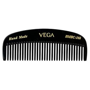 Vega Beard Comb, black, 19 g