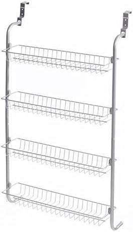 Direct Online Houseware 4 Tier Over Door Hanging Rack With Shelves For Pantry Or Storage Cupboard