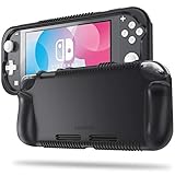 Fintie Case for Nintendo Switch Lite 2019 - Soft Silicone [Shock Proof] [Anti-Slip] Protective Cover with Ergonomic Grip Design for Switch Lite Console (Black)