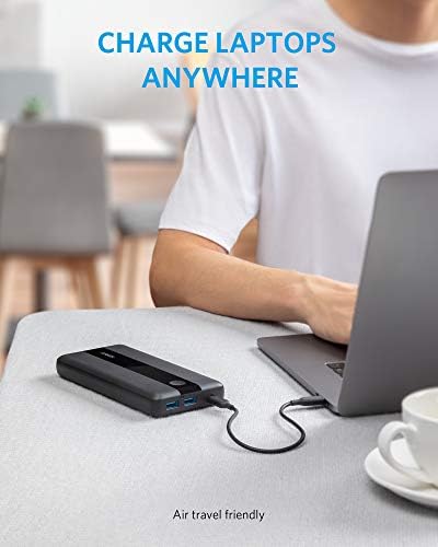 Anker Power Bank, PowerCore III Elite 19200 60W Portable Charger with 65W PD Charger, PIQ 3.0 Power Bank Bundle for USB C Dell XPS, iPad Pro, iPhone 12/11/mini/Pro, and More