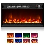 *Dimensions Compactes & Faible Bruit* Avec ses dimensions compactes, cette fausse cheminée décorative s’installe facilement dans un mur ou un meuble. La cheminée électrique fonctionne à un niveau sonore inférieur à 45 décibels, ce qui vous garantit un sommeil paisible.