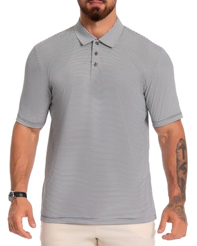 Polo à manches courtes pour homme idéal pour le golf et les sorties d'été