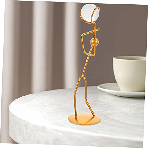 Statue abstraite figurine de collection en fer cadeau idéal pour bureau