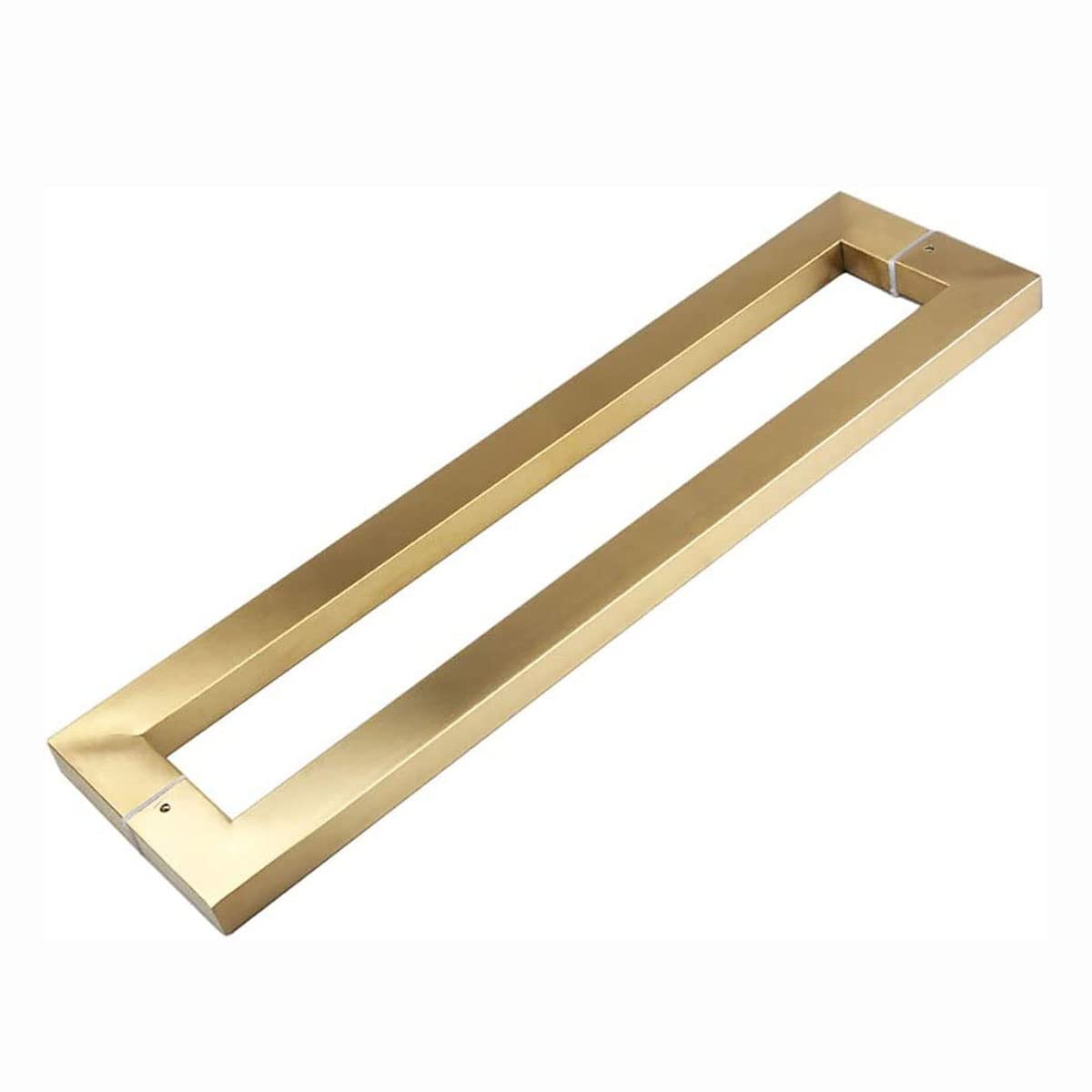 Poignée en acier inoxydable titane doré 800mm pour porte en verre