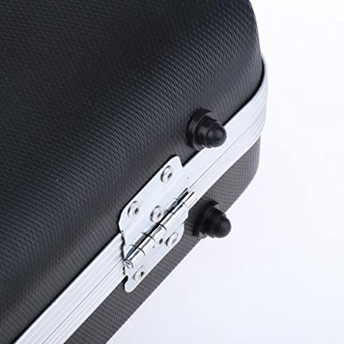 Clarinet Hard Case, Molded Bb Clarinet Carrying Box, Black