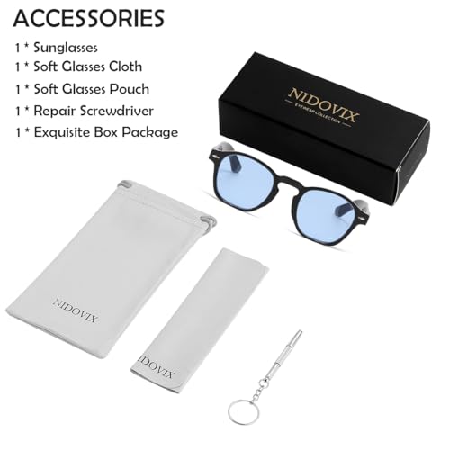 Image of Retro Round Sunglasses for Women Men 90s Fashion Simple Small Round Style Sun Glasses UV400 Protection Shades