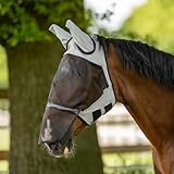 Busse Máscara antimoscas Fly Guard II Plus, gris claro, XWB