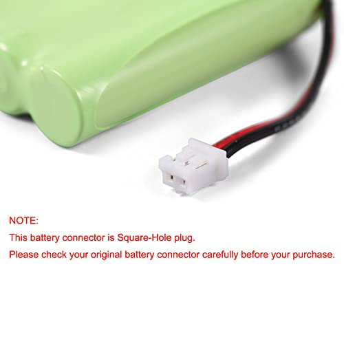 image for BAKTH 900mAh 3.6V Ni-MH Square-Hole Plug Battery for Motorola MBP33 MB