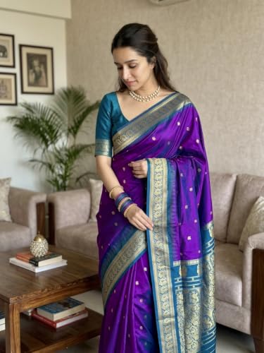 Generic paithani silk saree in pure silk – image 5