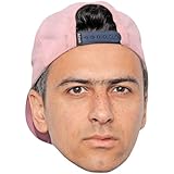 Alexander Ridha (Hat) Mascaras de personajes famosos, caras de carton