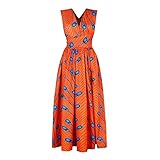 Vestido largo dividido con cordones hasta el suelo africano, vestido bohemio de cintura alta Vintage multiposición, vestido de vendaje étnico con estampado Dashiki talla S,M,L,XL