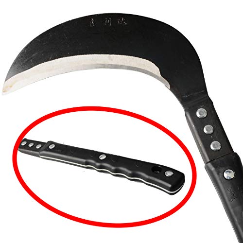 Zelin King of The Sickle - Steel Grass Sickle,No-Slip Handle Sickle for Gardening, Agriculture, Bushcraft, Hunting and Outdoor - Thumbnail 2