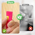 Automatic Needle Threader – 2026 Upgraded Quick-Loop Sewing Threader Tool for Hand & Machine Needles, Easy Self-Threading Device for Seniors and Beginners, Perfect for Embroidery, Cross-Stitch, DIY Crafts (Durable Plastic) (3)