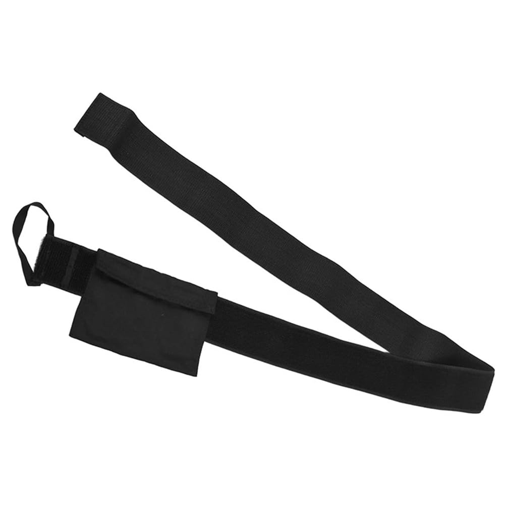 1 PCS Ceinture de Dialyse Péritonéale Support de Cathéter PD avec Pochette en Support de Cathéter PD Noir pour Tube D'Alimentation Tube Peg Tube Transfert Set Fixation
