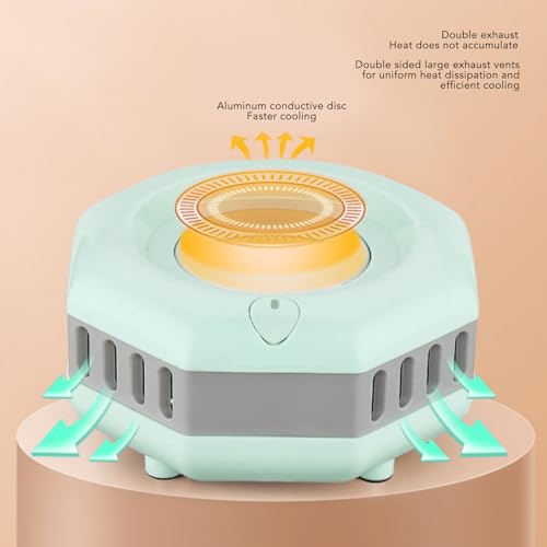 Electric Beverage Cooler 420ML Fast Cool Down Dual Use Desktop Cup Cooler and Warmer for Tea Coffee Beverage (US Plug)