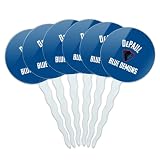 DePaul Blue Demon Cupcake Picks Toppers Decoration Set of 6