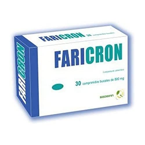 Faricron - Complemento Alimenticio para Molestias de Garganta con Vitaminas A,B y C - 30 Comprimidos...
