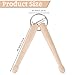 Mini Drum Sticks Keychain Wood Miniature Drum Stick Keychain Mini Drumsticks Drums Key Keychains Minis Drumsticks Keychains Decoration Percussion Key Ring for Men Women Drummer Gifts