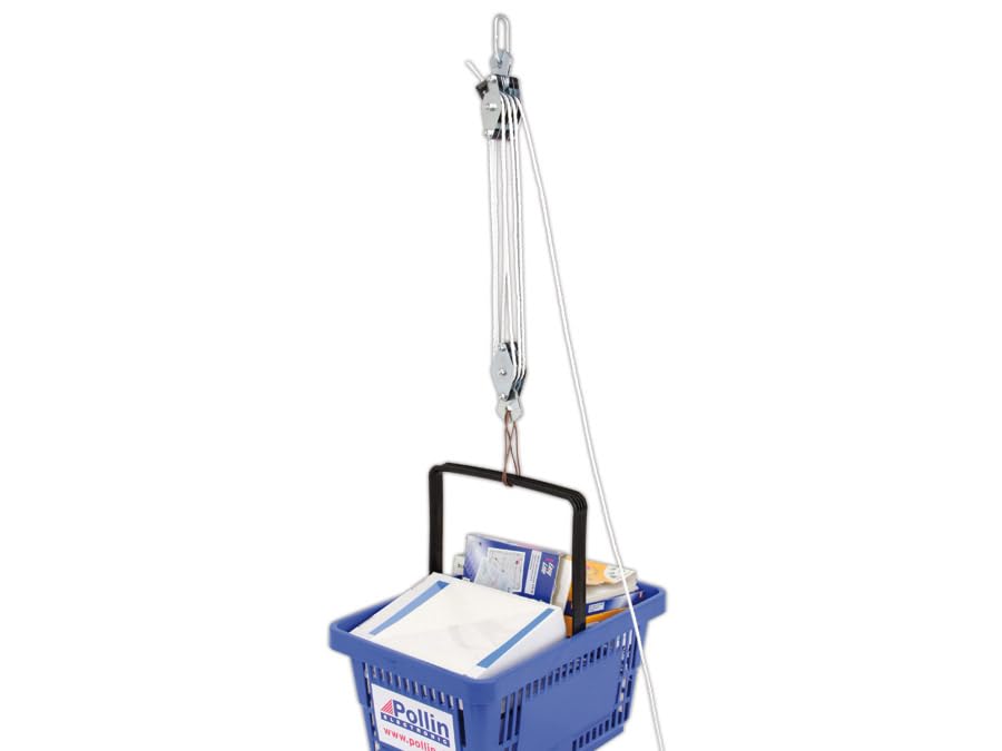Handflaschenzug 180 Kg – Mit 20 M Kunststoffseil  Produktbild-Vorschau 1