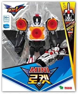 YOUNGTOY TOBOT V Mini Rocket Robot from Korean Animation Character