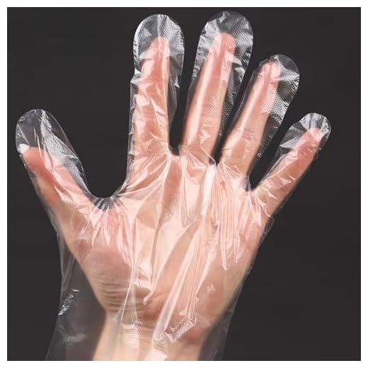 400 Count Disposable Poly Plastic Gloves for Cooking, Food Prep and Food Service, Cleaning Gloves Household Food Safe, One Size Fits Most Latex-Free Powder-Free Clear Plastic Gloves for House Clean.