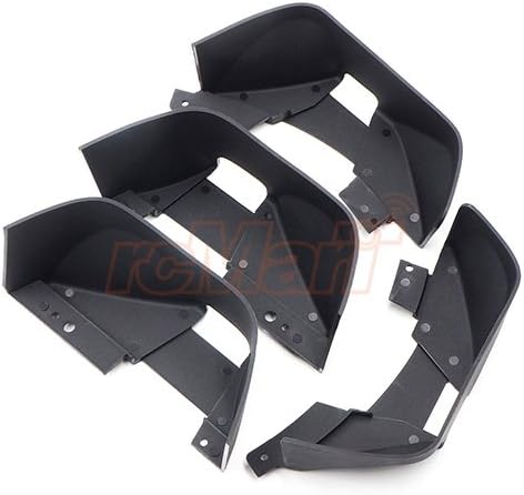Xtra Speed Plastic Inner Fender Set Black For Axial SCX10 II #XS-SCX230091