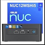 (ASUS NUC)Intel NUC 12 Pro Mini Desktop Computer, Intel Core i5-1240P Mini PC(12C/16T, Up to 4.4GHz)16GB DDR4 RAM & 512GB PCIe 4.0 NVMe SSD, Iris XE Graphics,WiFi6E/BT5.3/8K/2xThunderbolt4/Win 11Pro