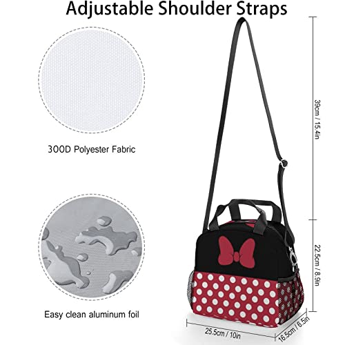 Zlcmmf Portable Lunch Bag Cartoon Reusable Lunch Box Insulated Tote Bag For Women Men Work Travel Picnic #TOP1