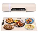 Calentador Comida Portatil, Calentadores de Comida para Buffet, Calentador de Comida Plegable para Fiestas con 3 Modos y Calentamiento Rápido