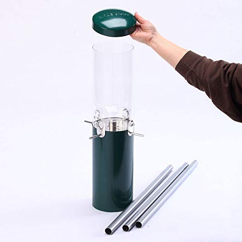 Bird's Choice Np431 Classic Wild Bird Pole Mount Included Weather And Squirrel Proof Backyard Birdseed Feeder, Green #TOP2