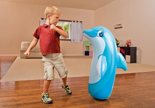 Intex 44669NP - Animali Gonfiabili Sempreinpiedi Assortiti, 1 pezzo, Vinile, Multicolore, 98 cm