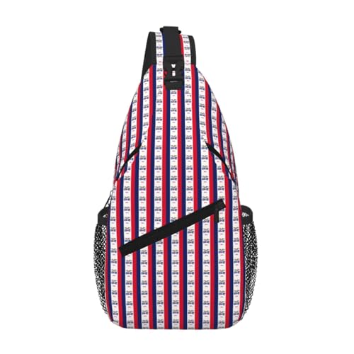 Mochila cruzada de Iowa diagonal y elegante contra el peso excesivo
