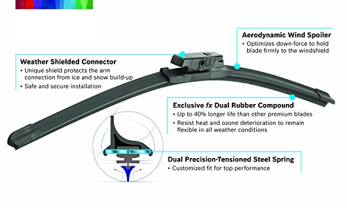 Image of BOSCH 18OE ICON Premium Beam Wiper Blade; 18 inch - Single