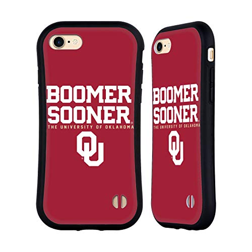 Head Case Designs Officially Licensed University Of Oklahoma Ou Boomer Sooner Hybrid Case Compatible With Apple Iphone 7/8 / Se 2020 & 2022 #TOP2