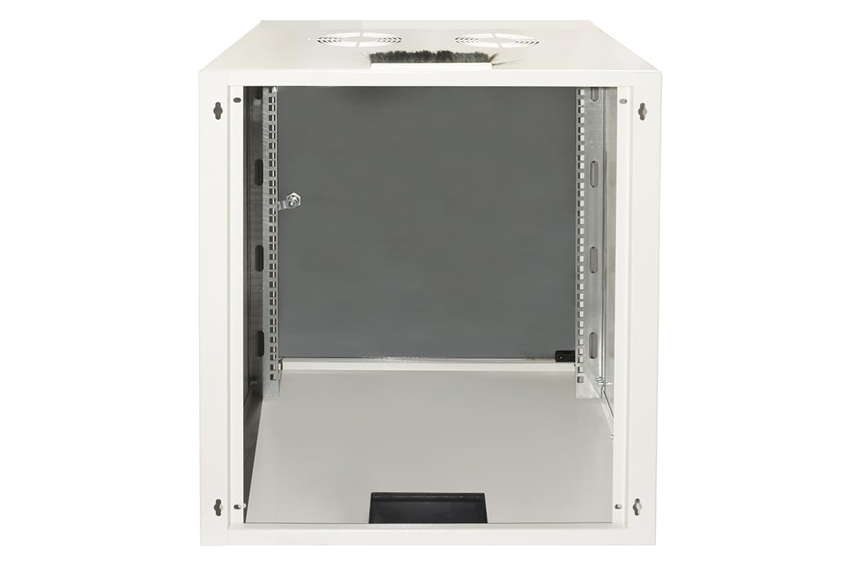 LINK Armadio Rack 19 DISASSEMBLATO 12 Unita da Muro per RETI Porta Vetro Grigio