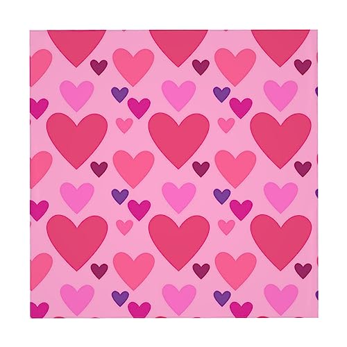 Nappe imprimée rose imperméable carrée 137 cm résistante poussière pour maison - 5