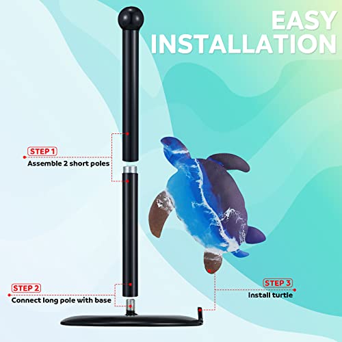 Turtle Paper Towel Holder Metal Kitchen Countertop Paper Towel Holder Oil Absorbing Paper Towel Holder Coastal Sea Turtle Towel Holder Nautical Ocean Paper Towel Stand Blue Beach House Decor #TOP2