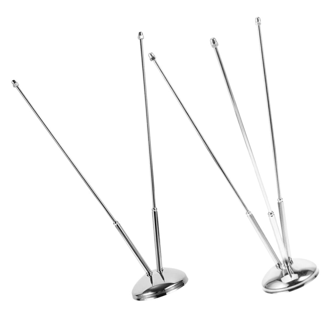 Support de table pour drapeaux de pôles métal déco bureau événementiel fixation facile lot de 2