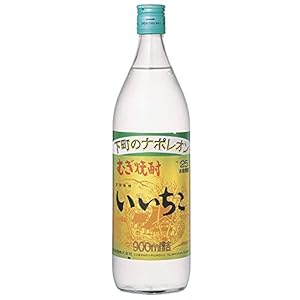 〔麦焼酎〕 下町のナポレオン ２５度 いいちこ ９００ｍｌ瓶 １本 三和酒類 株式会社" 
